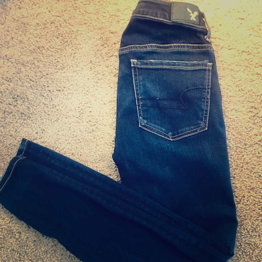 American eagle jeans size 2 short super stretch